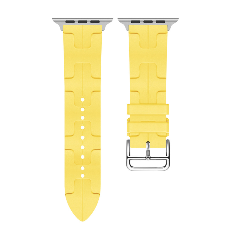 Brățară din silicon pentru Apple Watch S9/Ultra2, model H, cataramă cu pin
