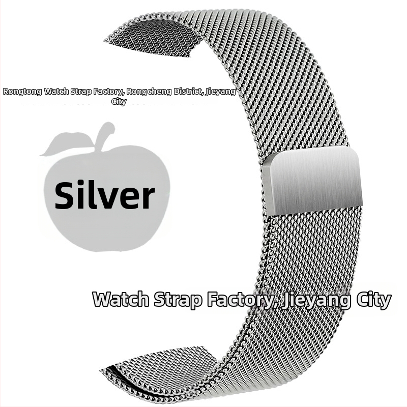 Nerezová oceľ Milanese remienok pre Apple Watch s magnetickým zapínaním, 20/22 mm rozhranie, kompatibilný s Apple Watch aj s univerzálnymi modelmi