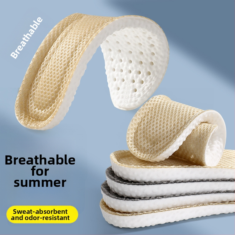 PU zolītes kurpēm, modelis 5080-režģa audums, pilna zolīte, elpojošas, badmintonam, universāls