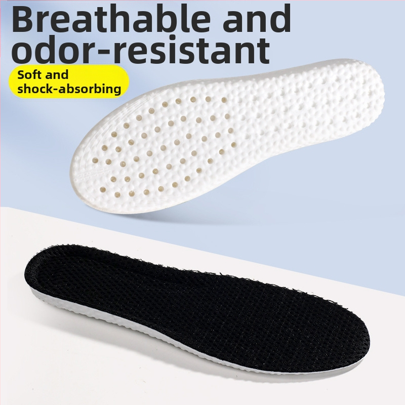 PU zolītes kurpēm, modelis 5080-režģa audums, pilna zolīte, elpojošas, badmintonam, universāls