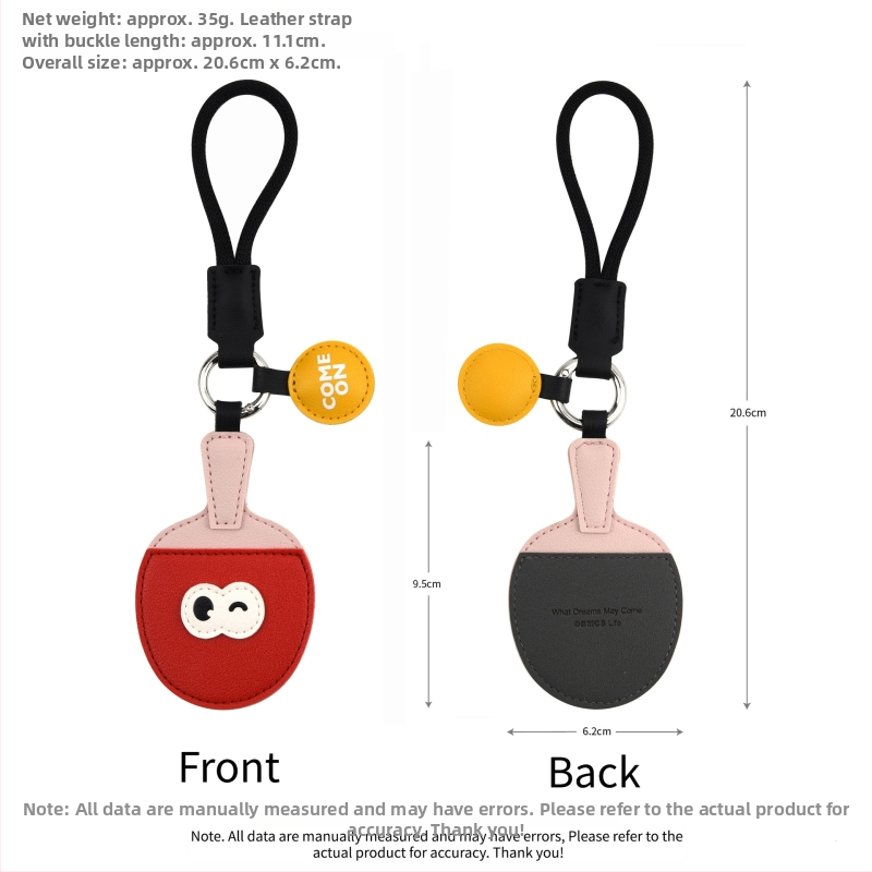 Somas piekariņš pingpong raketes formā, PU materiāls, sporta raksts, street fashion, Eight-door insect society zīmols