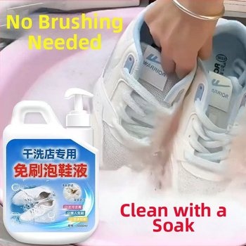 Putu tīrīšanas līdzeklis kurpēm dezinfekcijai un balināšanai — bez otas, piemērots tīklainām kurpēm