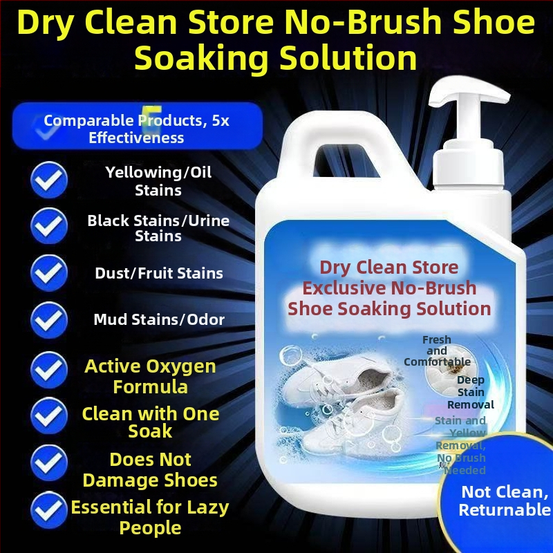 Putu tīrīšanas līdzeklis kurpēm dezinfekcijai un balināšanai — bez otas, piemērots tīklainām kurpēm