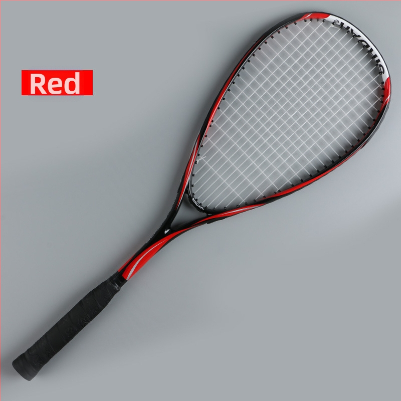 SADA raketa za squash — karbonski okvir ultra lagan, kompletan početni set za djecu, najlon strune