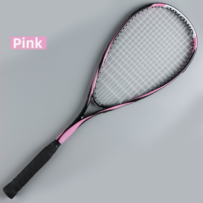 SADA raketa za squash — karbonski okvir ultra lagan, kompletan početni set za djecu, najlon strune