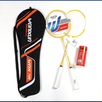 Wynison badminton reketa — izdržljiva za odrasle, trening set s letjelicom, okvir od željezne legure, najlonske strune, tip reketa bočni udar, pogodna za početnike i napredne