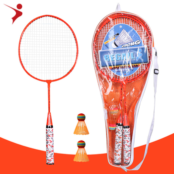 Set badminton za djecu: 2 reketa i 2 loptice, težina 95–100 g, okvir Ferroalloy, žica Nylon, debljina ručke G5