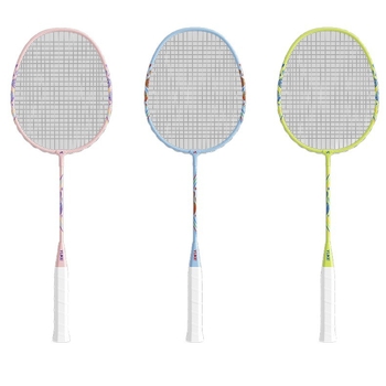 Set badminton reketa za početnike i juniore – lagan 95–100 g, okvir od željeznog zlitine, umjerena čvrstoća, Yu ke