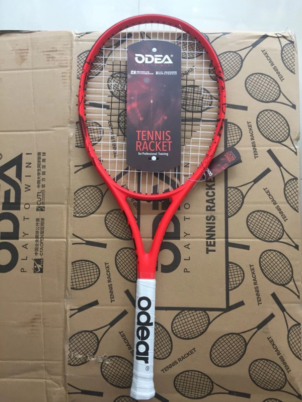 Odier Cjelokarbonska tenis raketa s najlonskim žicama, okvir od karbonskih vlakana, za početnike i trening opće konkurencije
