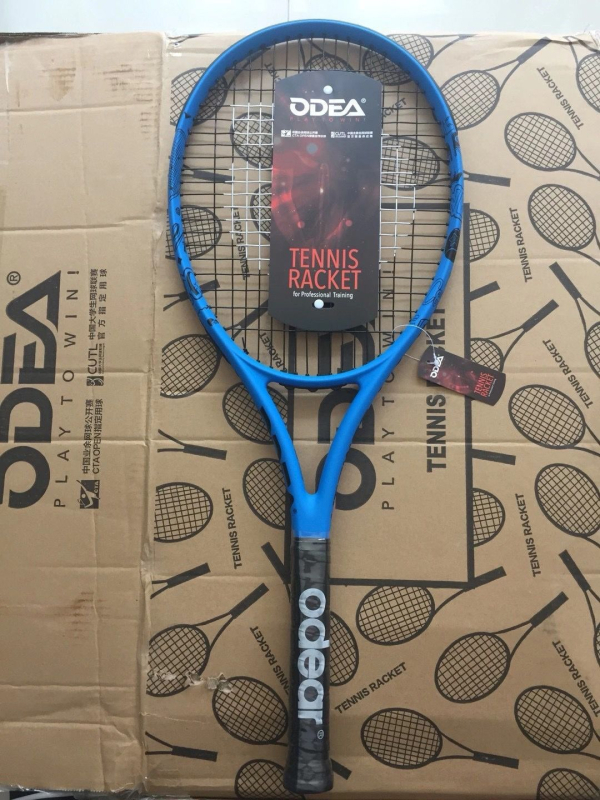 Odier Cjelokarbonska tenis raketa s najlonskim žicama, okvir od karbonskih vlakana, za početnike i trening opće konkurencije