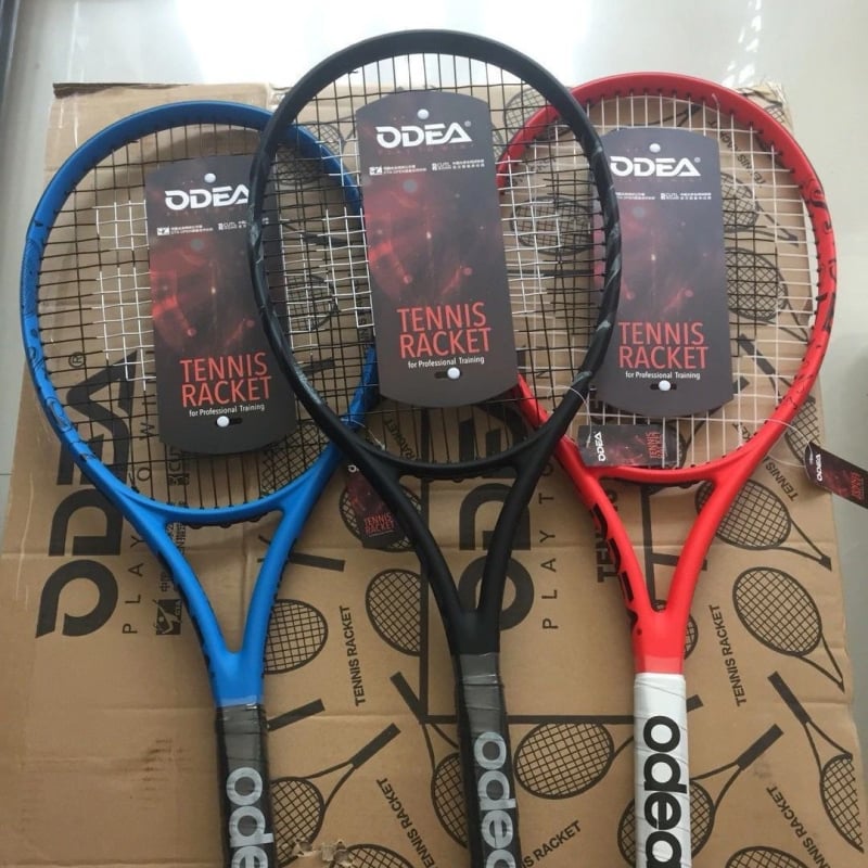 Odier Cjelokarbonska tenis raketa s najlonskim žicama, okvir od karbonskih vlakana, za početnike i trening opće konkurencije