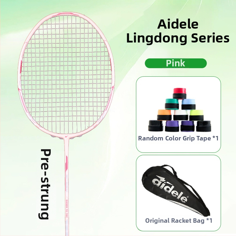 Nová badmintonová raketa z plného karbónu pre tréning a súťaže, 1 kus, hmotnosť 75–79 g, rám z karbónových vlákien, nylonové struny, rukoväť G5, horizontálny úder