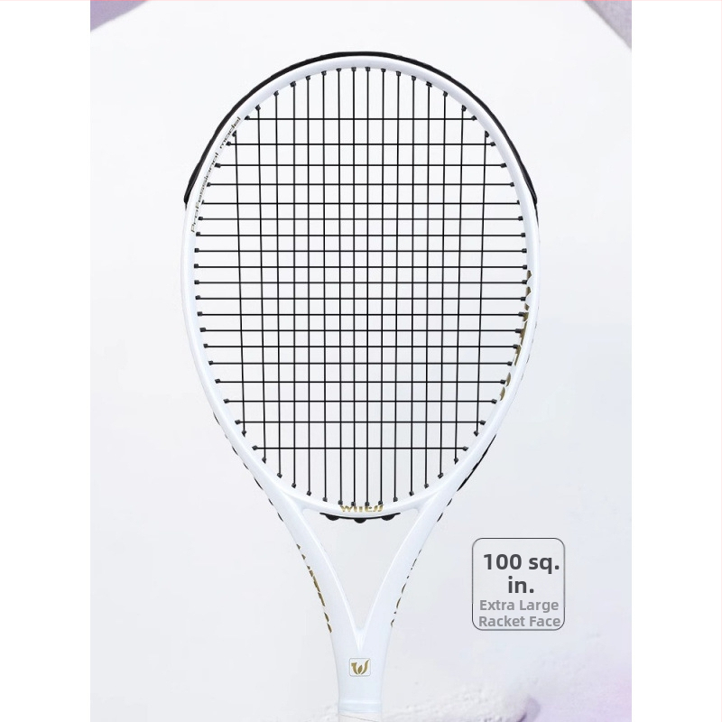 Kamery badmintonová raketa, rám z karbónových vlákien, hmotnosť 95–100 g, hrúbka držadla G1, nylonové struny, typ rakety: priama úder
