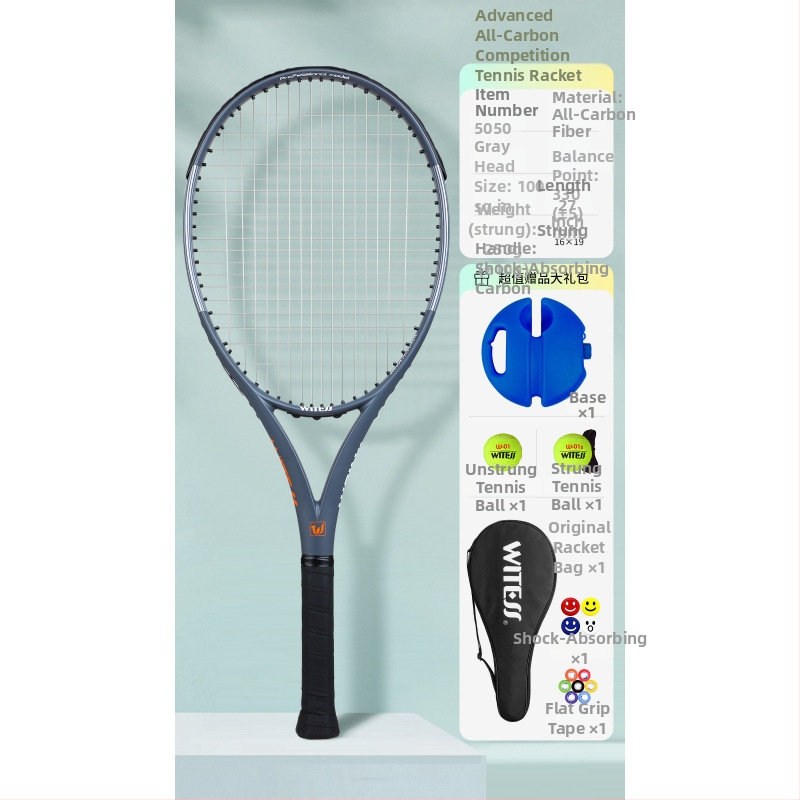 Kamery badmintonová raketa, rám z karbónových vlákien, hmotnosť 95–100 g, hrúbka držadla G1, nylonové struny, typ rakety: priama úder