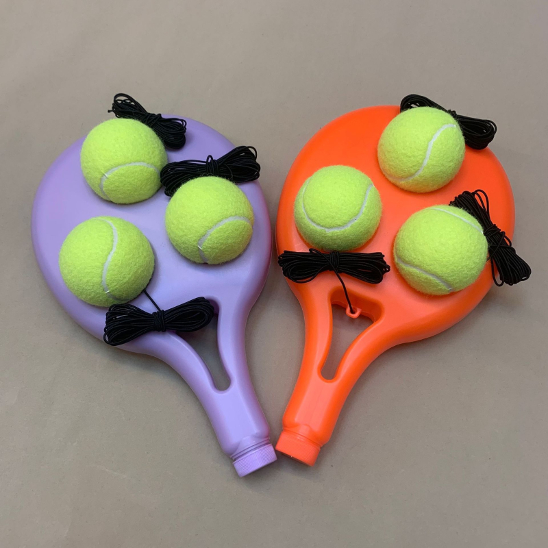 Teniski trenirač s užetom za samostalnu vježbu, PE materijal, set od 100 komada, pogodan za tenis