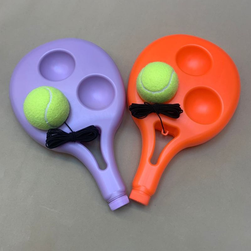 Teniski trenirač s užetom za samostalnu vježbu, PE materijal, set od 100 komada, pogodan za tenis