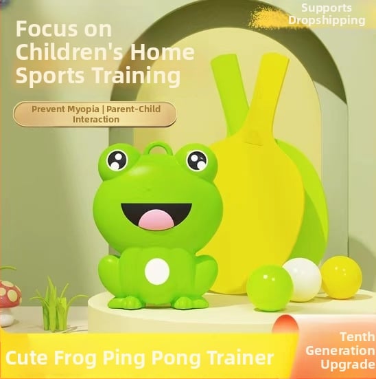 Kārājams galda tenisa trenieris mājas lietošanai — PP materiāls, pielāgojams, vizuālās uzmanības apmācība