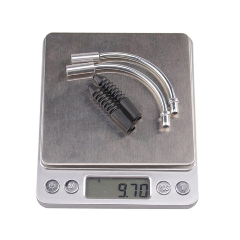 Kerékpár V-fék könyökcső porvédő sapka és fékkábel védőhüvely, alumínium + műanyag