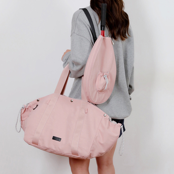 Āra tenisa un badmintonā soma, neilons, viegla un izturīga, poliestera oderējums, pilsētas minimālisma stils, ārējiem sporta mērķiem