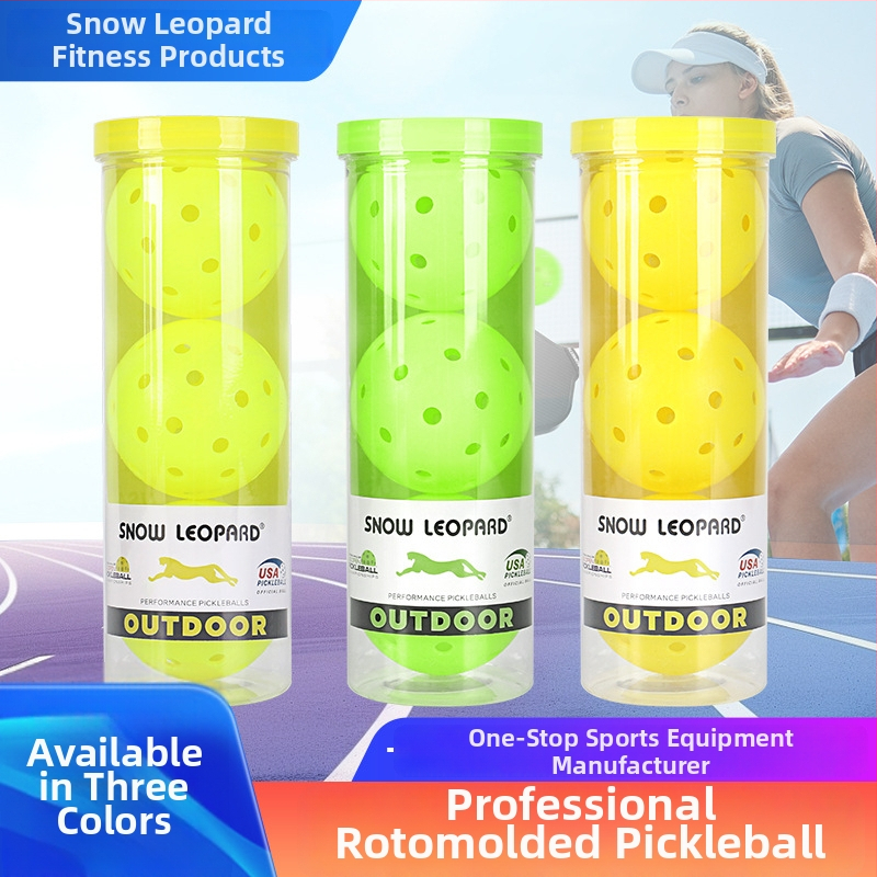 Pickleball trenēšanas bumba ārējai lietošanai, 40 atveres, PE, 26 g