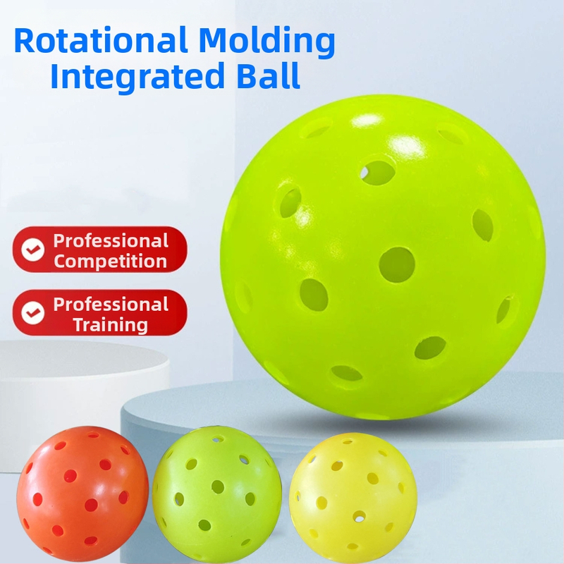 Honglu PE pickleball bumba, 40 caurumi, ārējai lietošanai, profesionālām sacensībām un treniņiem
