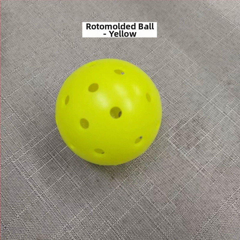 Ārējā pickleball bumba, PE materiāls, 40 caurumi, rotomoldēta, 24 g