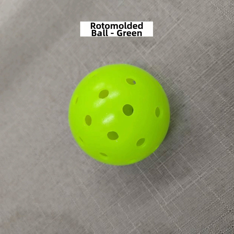 Ārējā pickleball bumba, PE materiāls, 40 caurumi, rotomoldēta, 24 g