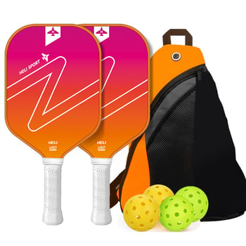 Set reketa za pickleball od karbonskih vlakana - Heli Sporting Goods, 220 g