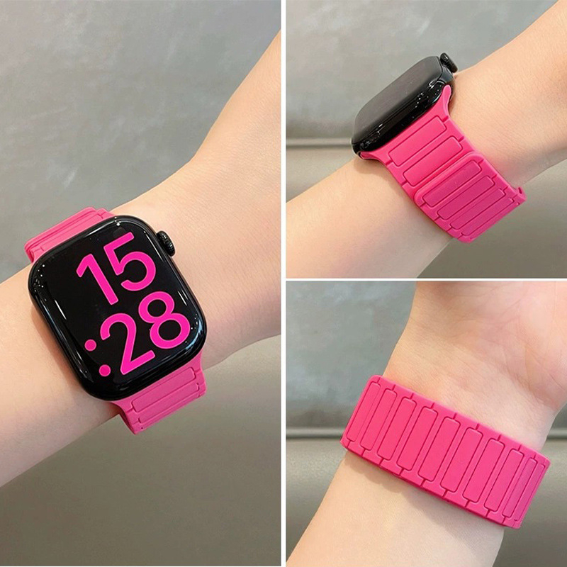 Silikonska magnetska narukvica za Apple Watch S10, 38–49 mm, moderan dizajn