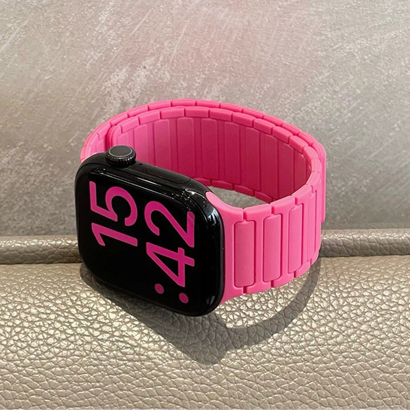 Silikonska magnetska narukvica za Apple Watch S10, 38–49 mm, moderan dizajn