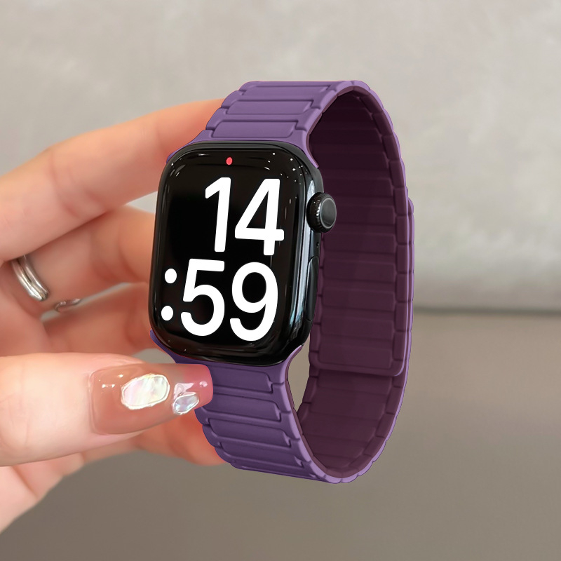 Silikonska magnetska narukvica za Apple Watch S10, 38–49 mm, moderan dizajn