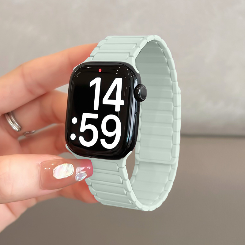 Silikonska magnetska narukvica za Apple Watch S10, 38–49 mm, moderan dizajn