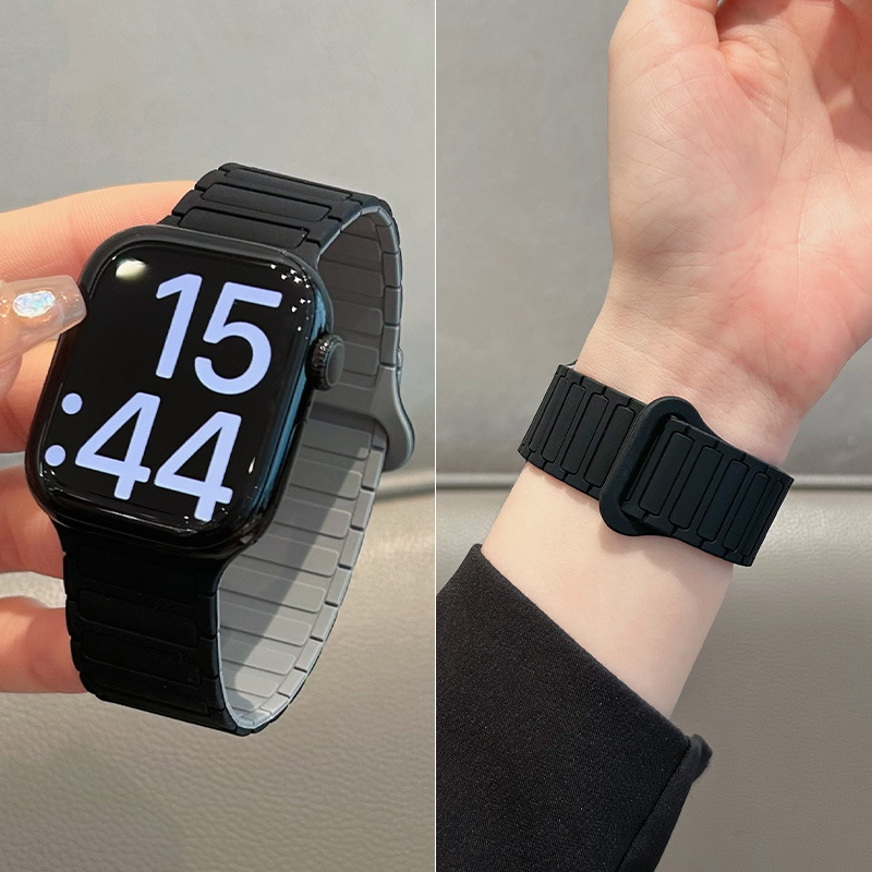 Silikonska magnetska narukvica za Apple Watch S10, 38–49 mm, moderan dizajn
