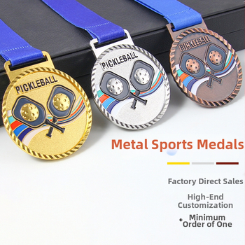 Cinka sakausējuma medaļa biedriem ar drukātu logotipu, 40 g