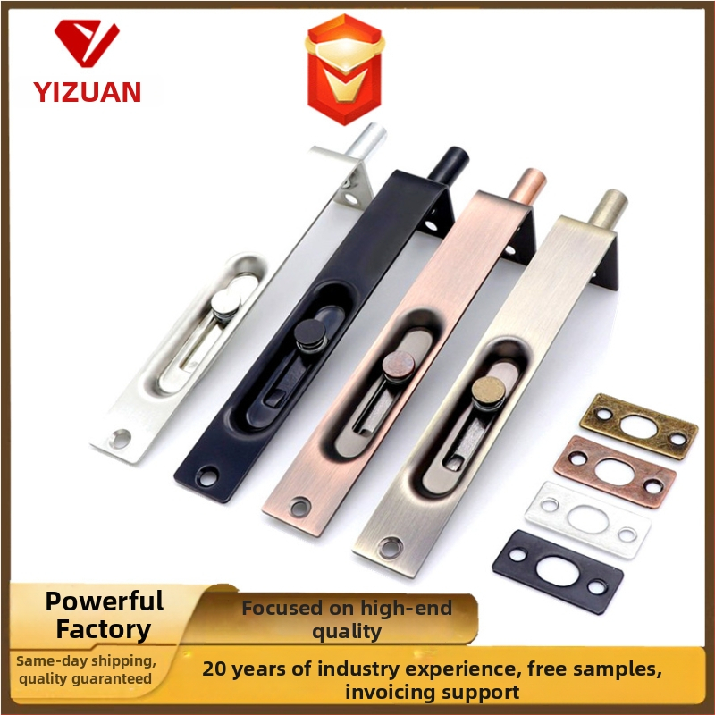 Nerūsējošā tērauda paslēgtais durvju aizvērējs divdurvīm, F-tip aizvērējs, modelis ar septiņām rakstzīmēm, elektroplēkots pārklājums, zīmols Asabie, mūsdienīgs vienkāršs stils