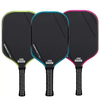 Natjecateljska pickleball raketa od karbonskih vlakana T700 s teksturiranim mat završnim premazom u gradijentnoj boji