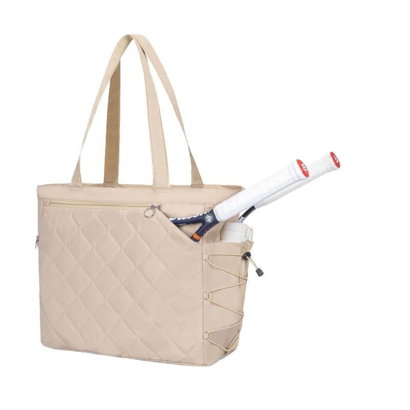 Tenisa un badminton soma ar apavu nodalījumu, ūdensizturīga, viegla, universāla, piemērota tenisam un badmintonam