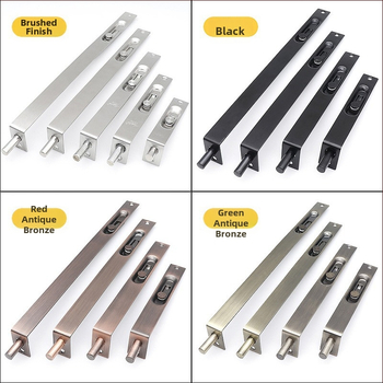 Nerūsējošā tērauda noslēdzams iekšējais slēdzis durvīm, F veida aizvērējs, modelis Seven-character plug, elektroplēšana, mūsdienīgs minimālisma stils