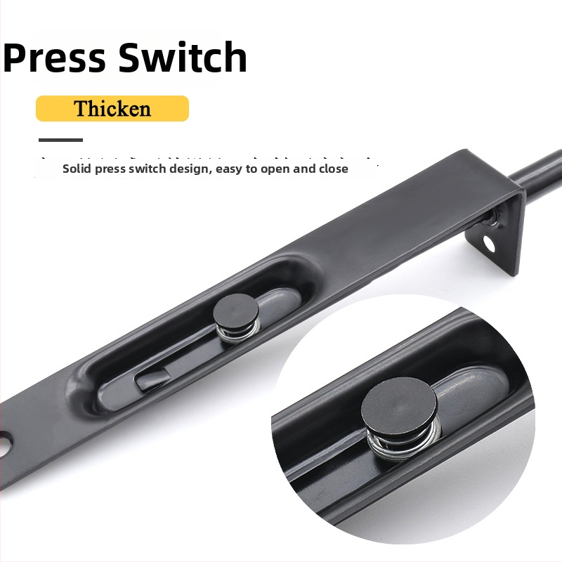 Nerūsējošā tērauda noslēdzams iekšējais slēdzis durvīm, F veida aizvērējs, modelis Seven-character plug, elektroplēšana, mūsdienīgs minimālisma stils