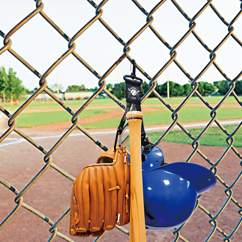 Wanglai Organizator opreme za baseball i softball – kuka za rukavice i kacigu, materijal webbing, otisak loga