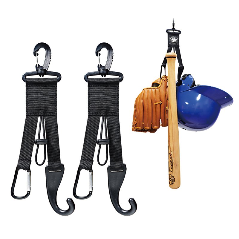 Wanglai Organizator opreme za baseball i softball – kuka za rukavice i kacigu, materijal webbing, otisak loga