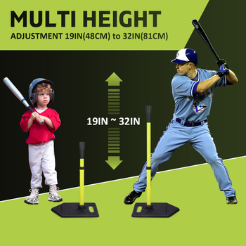 Stalak za trening udaranja baseball/softball, podesiva visina, PVC materijal, model 0006