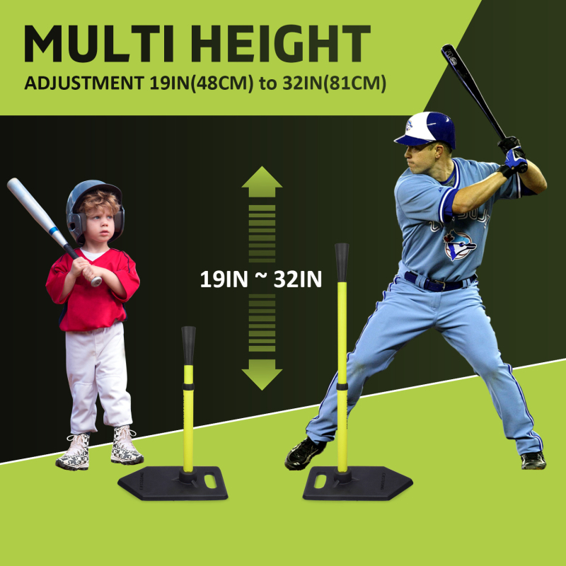 Stalak za trening udaranja baseball/softball, podesiva visina, PVC materijal, model 0006