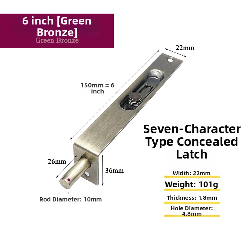 Slēgts durvju aizgriešanas mehānisms F tipa - Nerūsējošais tērauds, 7 rakstzīmju plug, elektroplatinga pārklājums