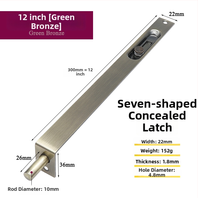 Slēgts durvju aizgriešanas mehānisms F tipa - Nerūsējošais tērauds, 7 rakstzīmju plug, elektroplatinga pārklājums