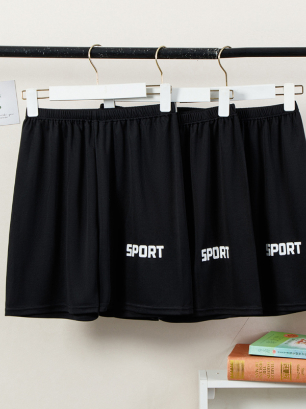 Unisex sportinis komplektas su trumpomis rankovėmis, dryžuotas poliesterio audinys, vasaros apranga paaugliams 13–16 metų