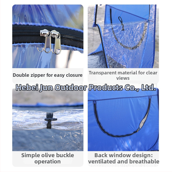 PVC läbipaistev telk välisõhu spordisündmuste jaoks – ühekihiline konstruktsioon, kiire seadistamine, nelja aastaaja kasutamiseks, välisveekindlus 1000–1500 mm, kaal 2,2 kg