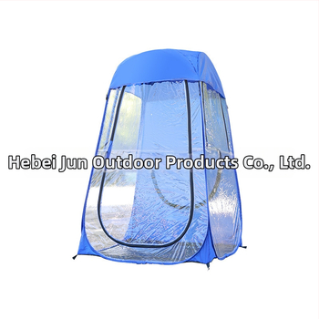 PVC läbipaistev telk välisõhu spordisündmuste jaoks – ühekihiline konstruktsioon, kiire seadistamine, nelja aastaaja kasutamiseks, välisveekindlus 1000–1500 mm, kaal 2,2 kg