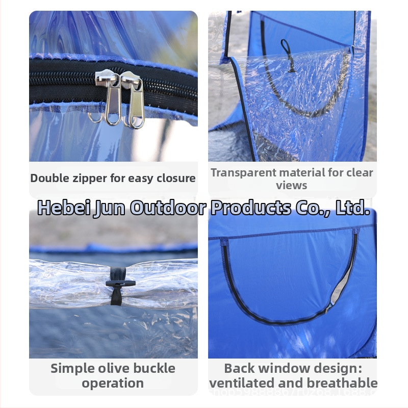 PVC läbipaistev telk välisõhu spordisündmuste jaoks – ühekihiline konstruktsioon, kiire seadistamine, nelja aastaaja kasutamiseks, välisveekindlus 1000–1500 mm, kaal 2,2 kg