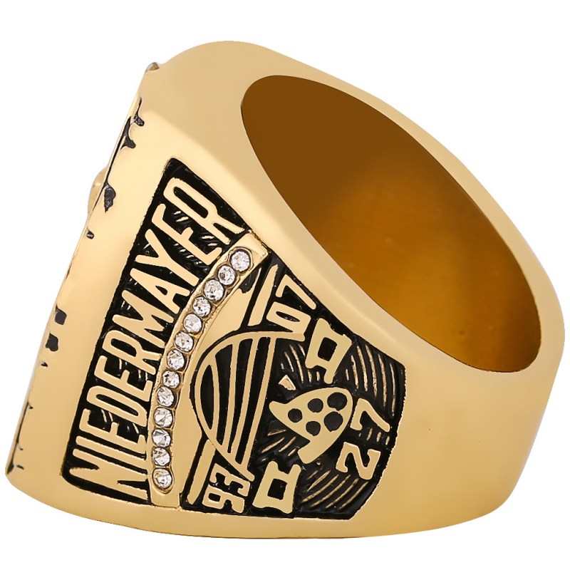 Prsten za hokejaško prvenstvo Anaheim Ducks – legura, geometrijski stil, elektroplatiranje, unisex, originalni dizajn